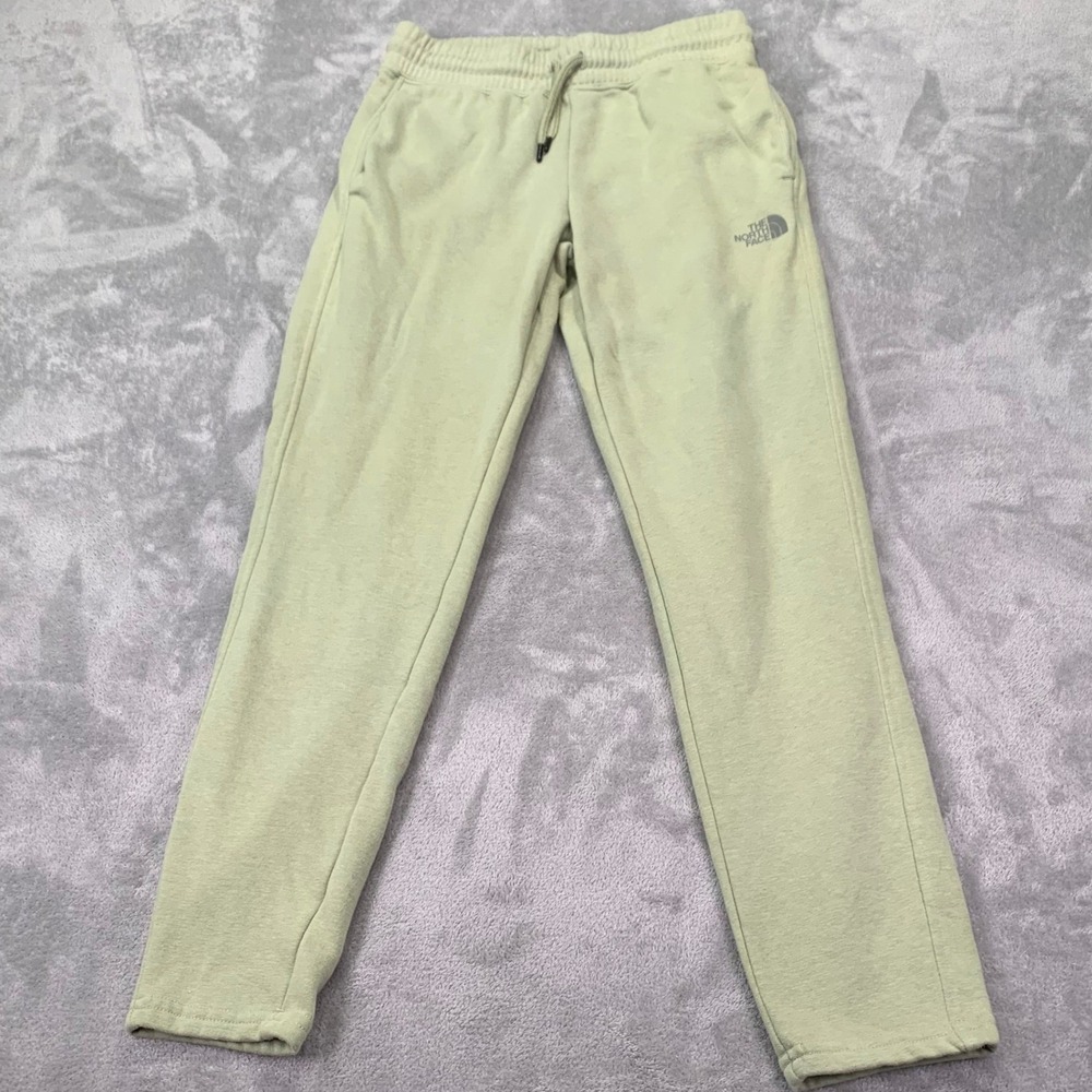 The North Face Womens Fleece Jogger Sweatpants Sage Green Size Small Petite